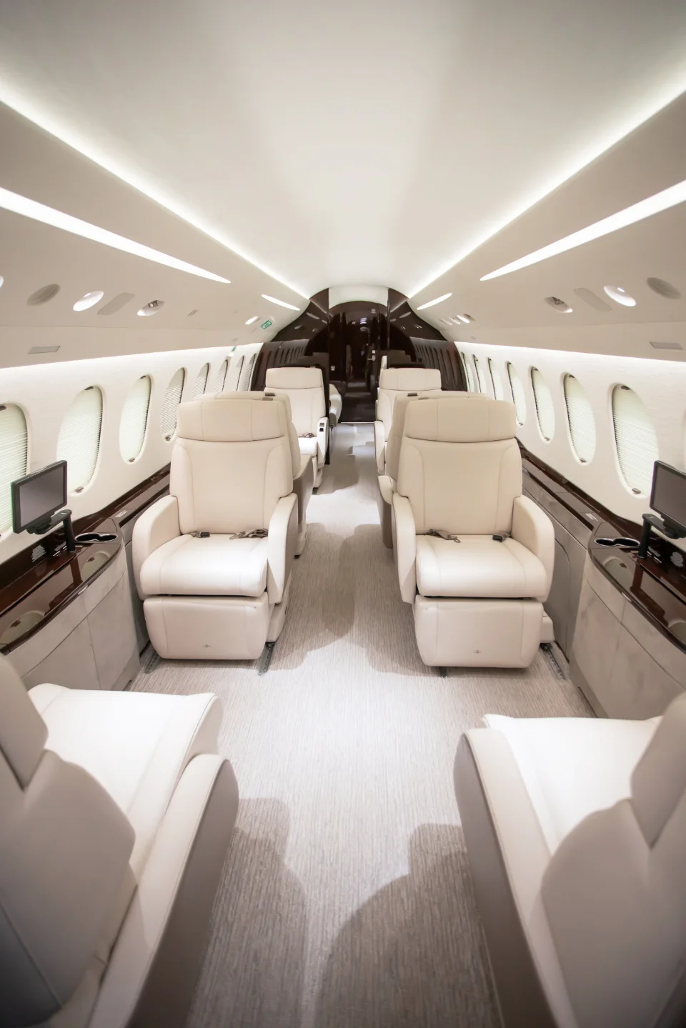 Private Jet Interior